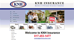 Desktop Screenshot of knhinsurance.com
